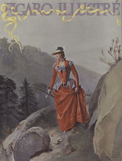 Portada de Le Figaro Illustré, agosto de 1891 de Gustave Jacquet