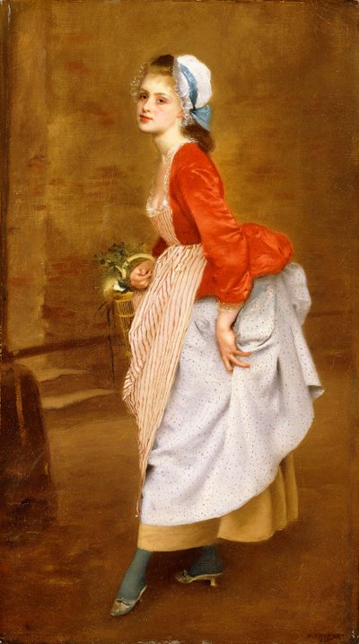 La camarera, 1872 de Gustave Jacquet