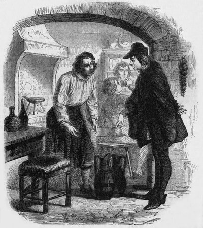 François Villon en una taberna de Gustave Janet