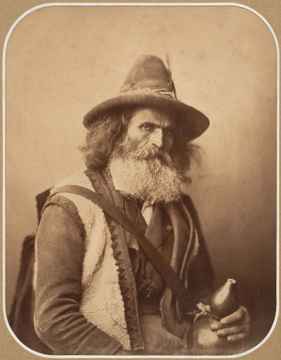 [Un Músico Callejero Italiano], ca. 1856 de Gustave Le Gray