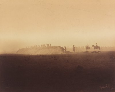 Maniobras de caballería, Camp de Châlons de Gustave Le Gray