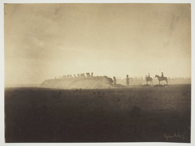 Campamento de Chalons: Maniobras del 3 de octubre (Camp de Châlons: manoeuvres du 3 octobre) de Gustave Le Gray
