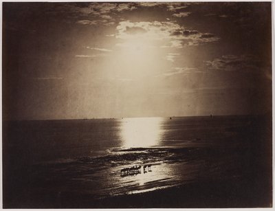 Le soleil couronné, Normandie, 1856-59 de Gustave Le Gray