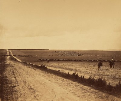 [Maniobras, Camp de Chalons]. de Gustave Le Gray