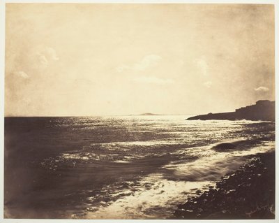 Mediterráneo con Monte Agde, 1857 de Gustave Le Gray