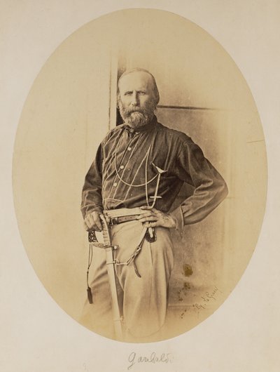 Retrato de Giuseppe Garibaldi de Gustave Le Gray