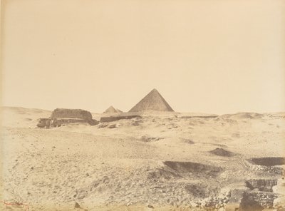 Pirámides de Giza de Gustave Le Gray