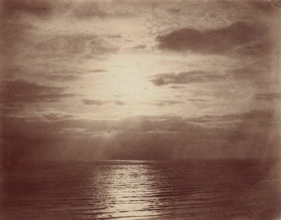 Efecto solar en las nubes-oceano de Gustave Le Gray