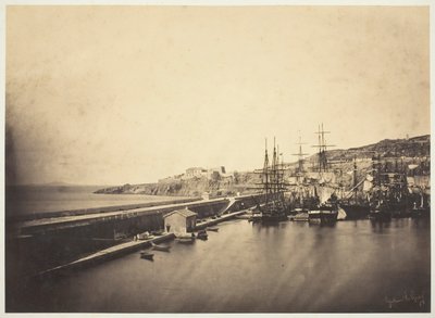 El muelle en Sète de Gustave Le Gray