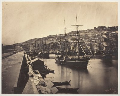El puerto y la ciudad de Sète-Mediterráneo (Port et Ville de Sète-Méditerranée) de Gustave Le Gray