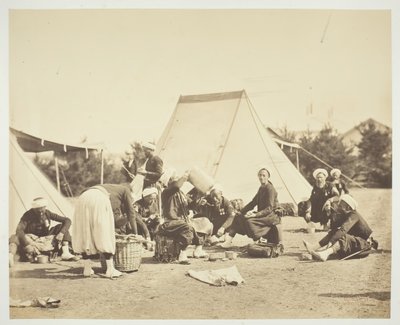 Sin título [Zouaves], 1857 de Gustave Le Gray