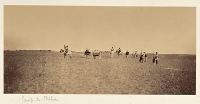 Visitantes del Campo de Châlons de Gustave Le Gray