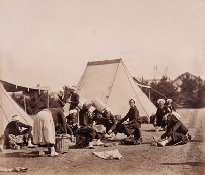 Comida de los zuavos de Gustave Le Gray
