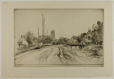 Cerradura del nuevo canal, Troyes de Gustave Leheutre