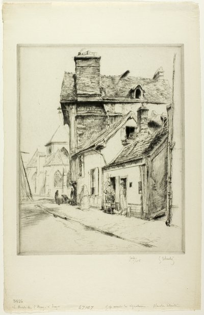 El ábside de San Remy de Troyes de Gustave Leheutre