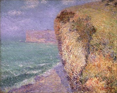 Acantilados en Grainval de Gustave Loiseau