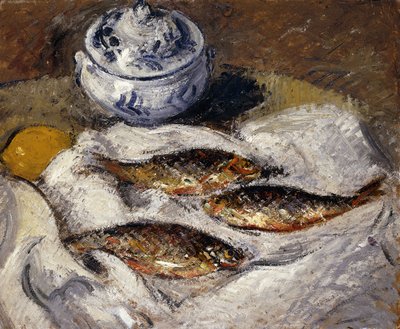Arenques y Sopera, c.1925 de Gustave Loiseau