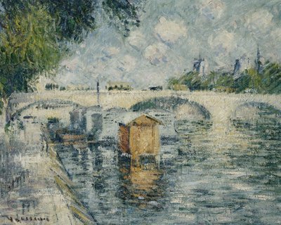 El Puente Louis Philippe, París, 1925 de Gustave Loiseau