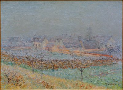 El pueblo en primavera – Valle del Sena en Damps de Gustave Loiseau