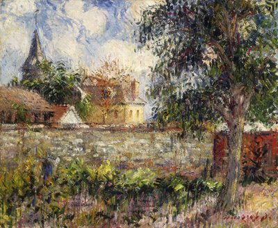 Paisaje en Normandía; Paysage en Normandie, 1927 de Gustave Loiseau