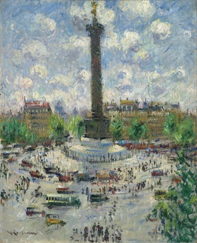 Place de la Bastille, c. 1922 de Gustave Loiseau