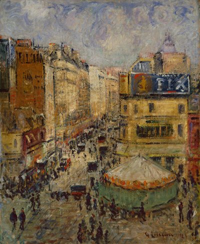 Rue de Clignancourt, París de Gustave Loiseau