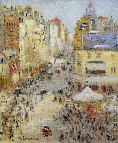 El 14 de Julio en París, Rue de Clignancourt, 1925 de Gustave Loiseau