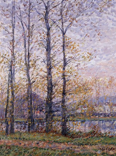 Las orillas del Oise en Precy de Gustave Loiseau