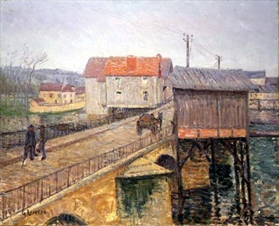 El puente en Moret de Gustave Loiseau