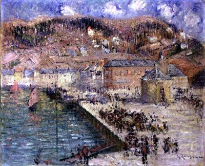 El Mercado de Pescado de Gustave Loiseau