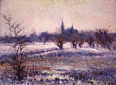 Escarcha blanca de Gustave Loiseau