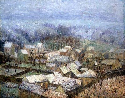 Invierno en Pontoise de Gustave Loiseau