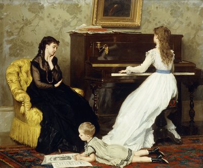 Practicando de Gustave Léonard de Jonghe
