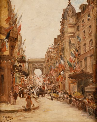 Día de la Bastilla de Gustave Madelein