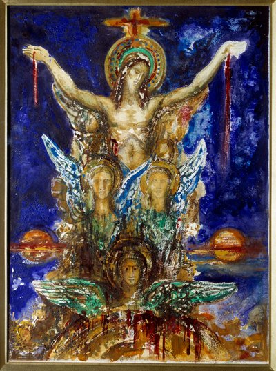 Cristo Redentor Acuarela de Gustave Moreau de Gustave Moreau