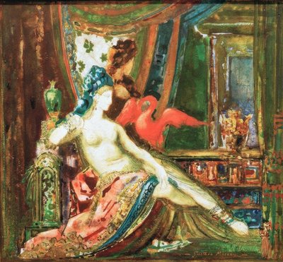 Dalila con el ibis de Gustave Moreau