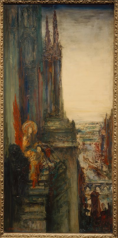 Los ángeles viajeros de Gustave Moreau