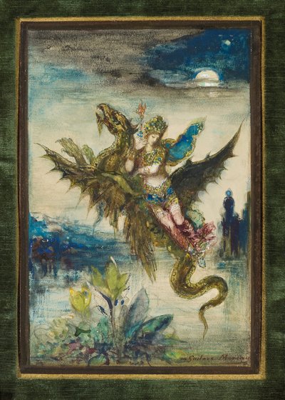 Sueño de Oriente o El Peri, c.1881 de Gustave Moreau