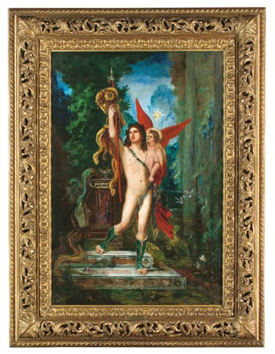 Jason y Eros, 1890-91 de Gustave Moreau