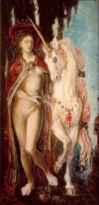 El unicornio de Gustave Moreau