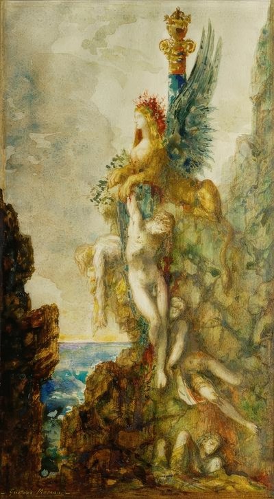 El Esfinge (Vencedor) de Gustave Moreau
