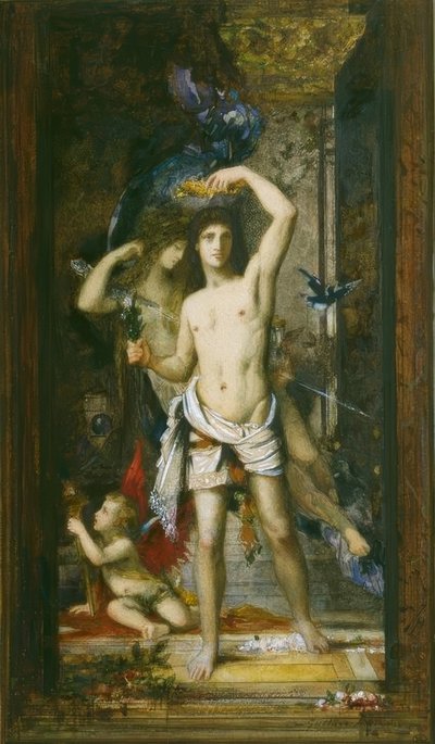 El joven y la muerte de Gustave Moreau