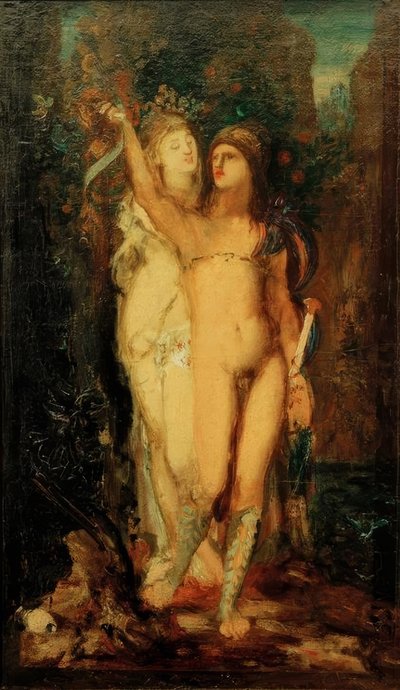 Medea y Jasón de Gustave Moreau