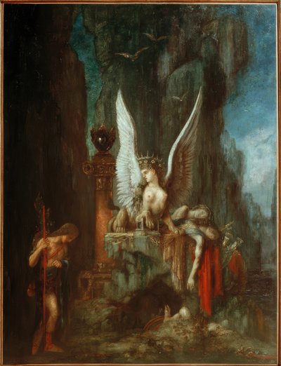 Edipo viajero o La igualdad ante la muerte de Gustave Moreau