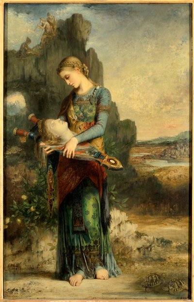 Orfeo (detalle) de Gustave Moreau