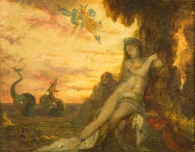 Perseo y Andrómeda, c.1870 de Gustave Moreau