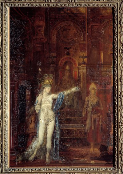 Salomé baila en el salón del banquete de Herodes de Gustave Moreau