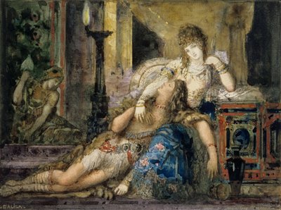 Sansón y Dalila de Gustave Moreau