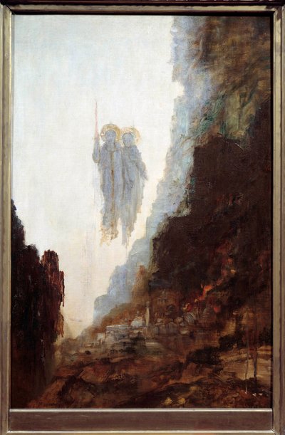Los ángeles de Sodoma de Gustave Moreau