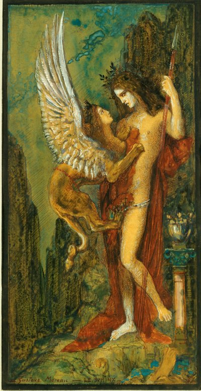 La esfinge de Gustave Moreau
